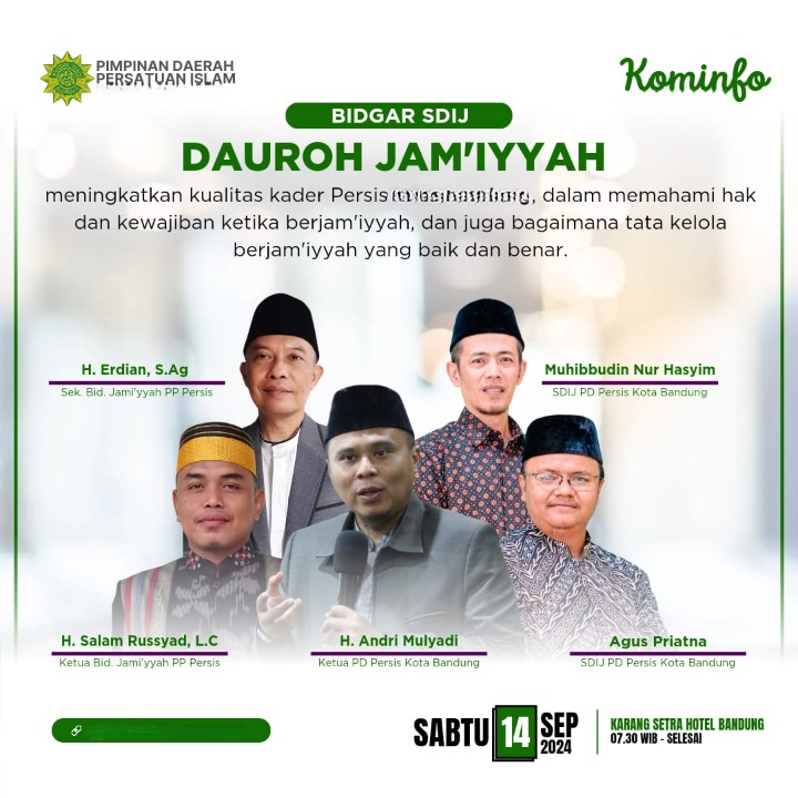 Dauroh Jamiyyah SDIJ PD PERSIS Kabupaten Tabanan